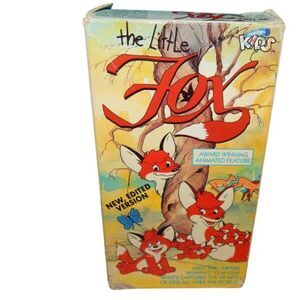 THE LITTLE FOX Celebrity's Just For Kids vintage VHS movie & original paper case